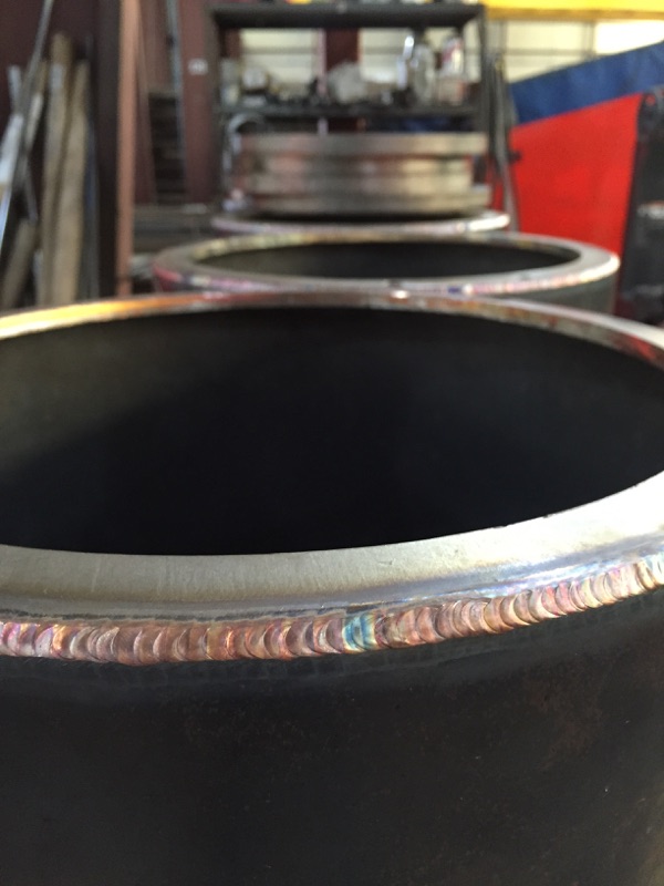 Stainless to carbon weld