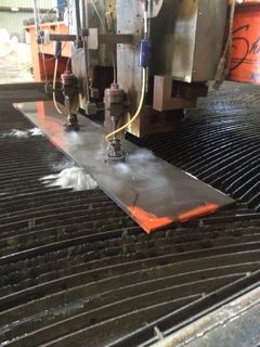 Cutting 1" plate with two heads