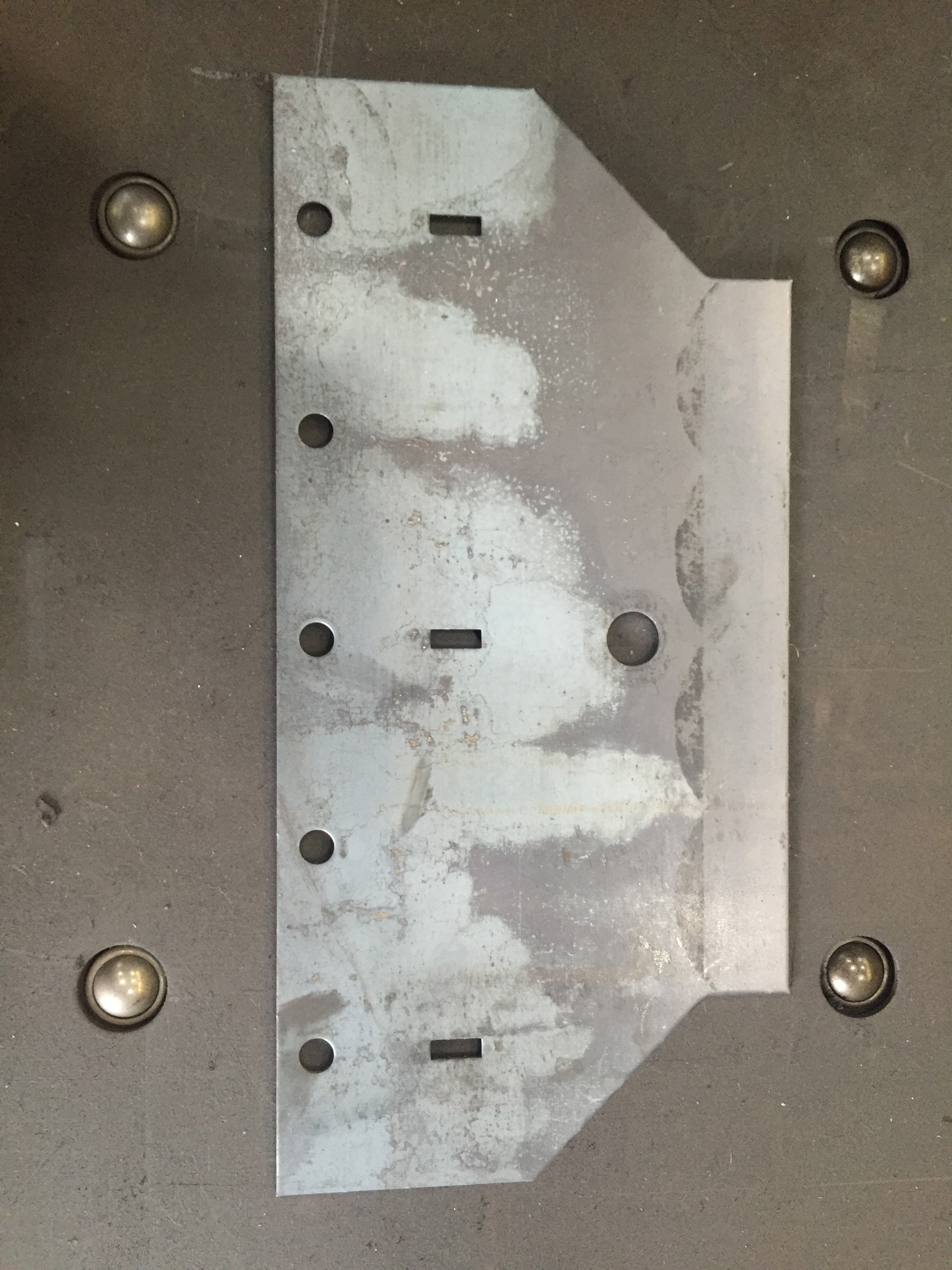 12 GA Carbon Steel Punched Parts