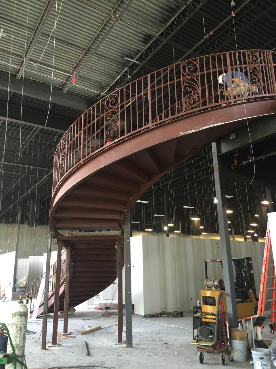 Rolled and Twisted by CSMW. Assembled and Erected by Victory Steel Erectors.