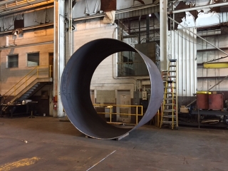 Rolled Cylinder at 151" ID