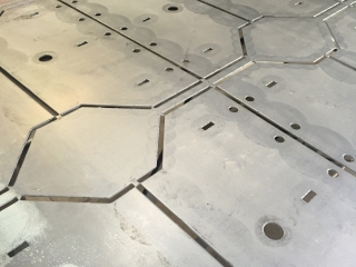 12 GA Carbon Sheet Punched